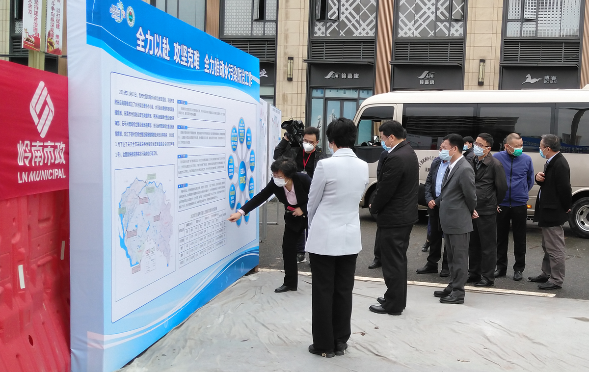 广东省副省长张虎调研视察3499拉斯维加斯股份东引运河治水工程项目